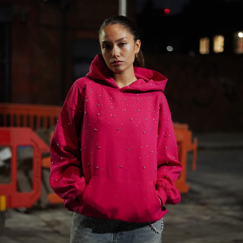 Rhinestone Galaxy Hoodie